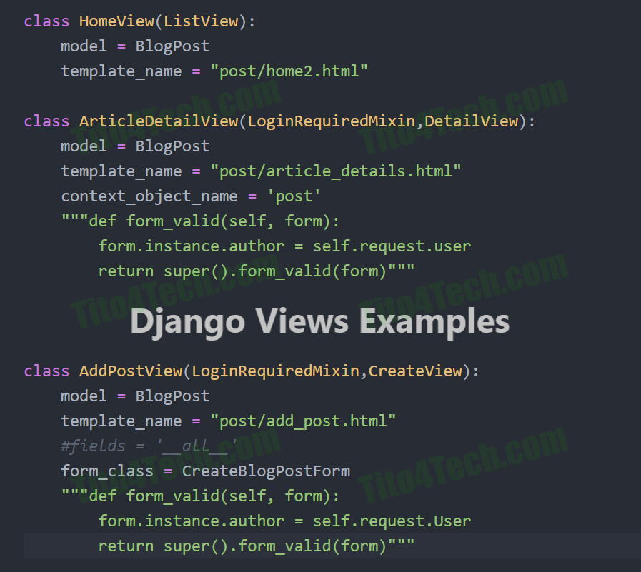 Django Views واستخدامها لتحقيق وظائف موقعك بسهولة